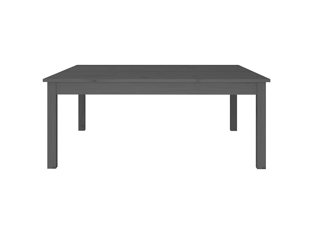 Gold Salontafel Grijs 100x100x40 cm Massief grenenhout