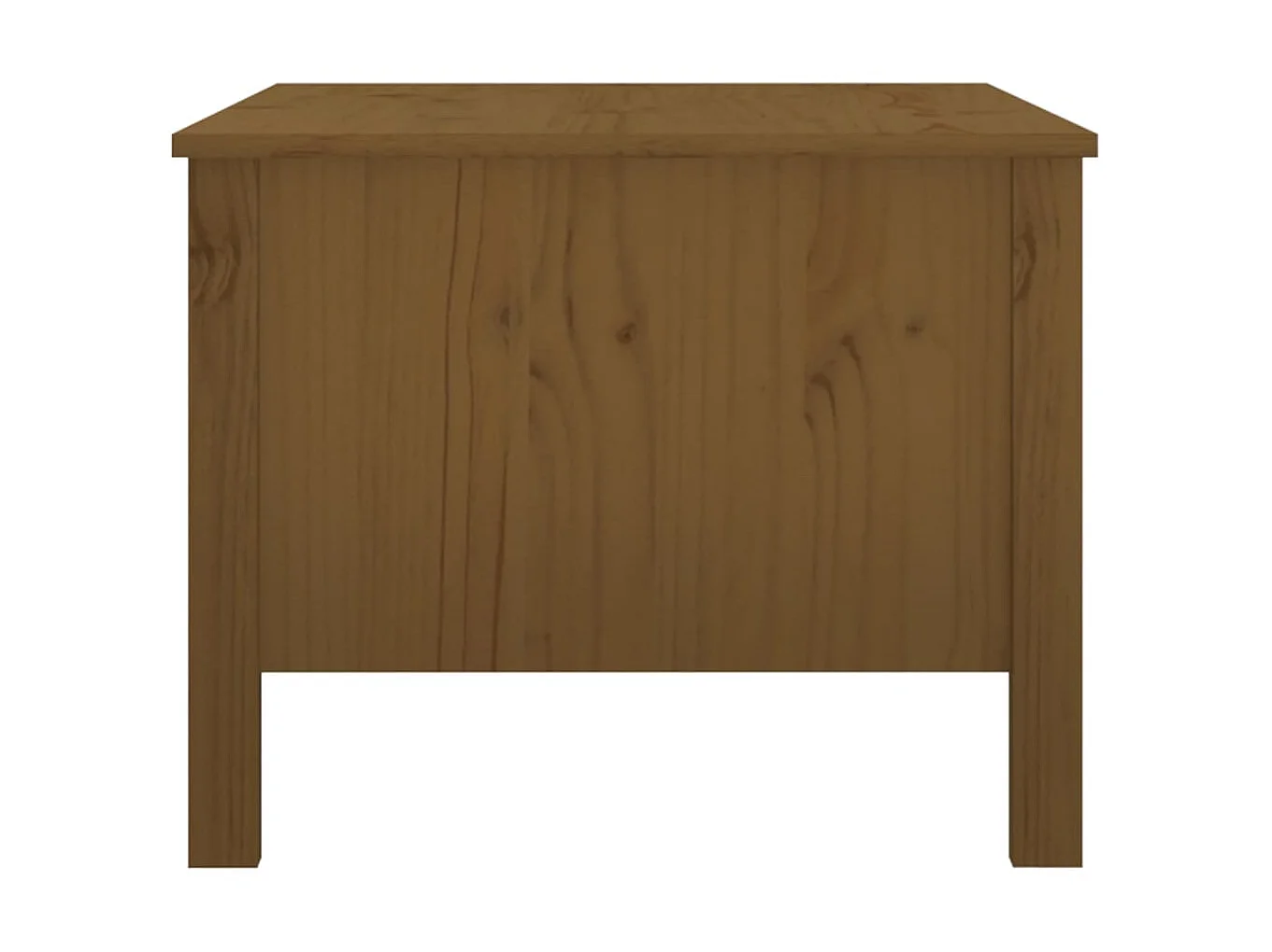 Mesa de centro Gold Marrón miel 100x50x40 cm Madera maciza de pino