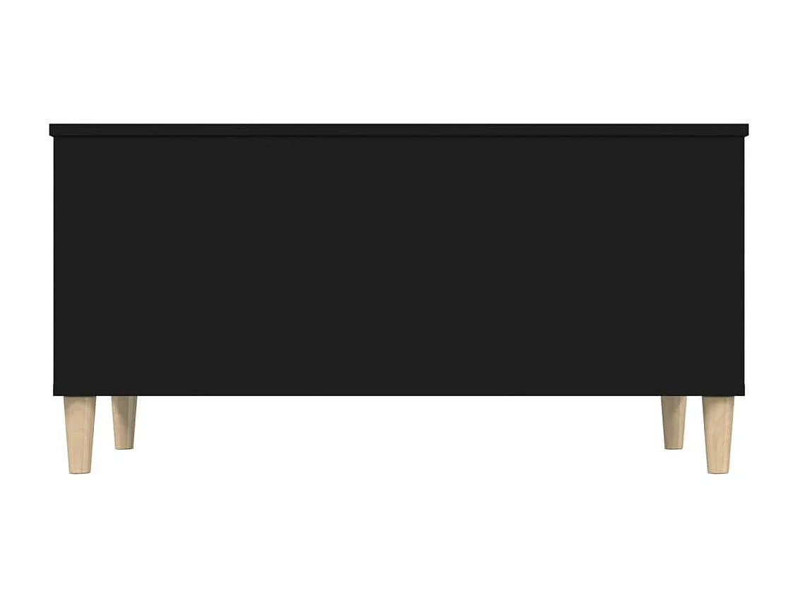 Table basse Noir 90x44,5x45 cm Bois d'ingénierie