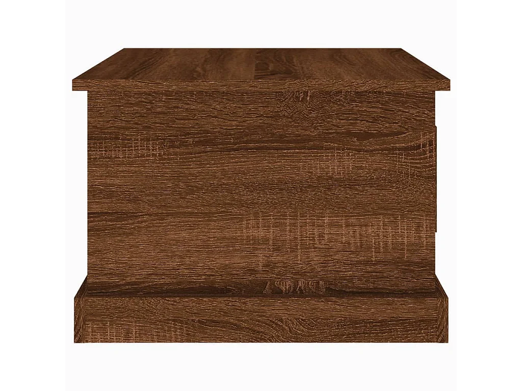 Gold Salontafel Bruin eiken 50x50x35 cm Bewerkt hout