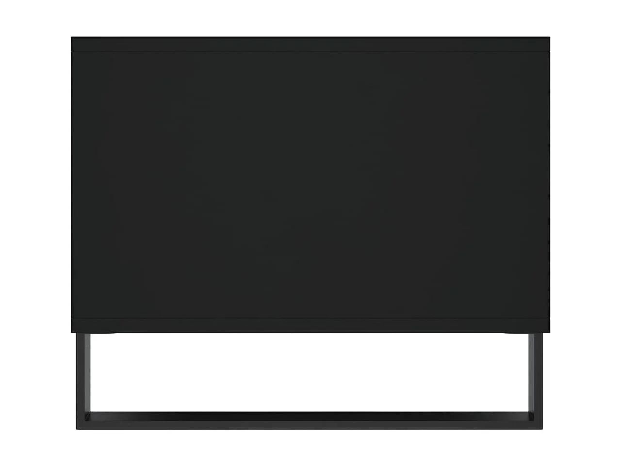 Table basse noir 102x50x40 cm bois d'ingénierie