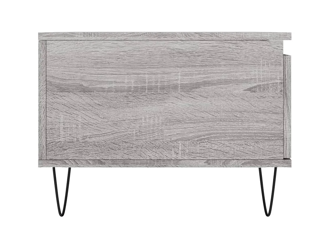 Tavolino grigio Gold Sonoma 90x50x36,5 cm MDF