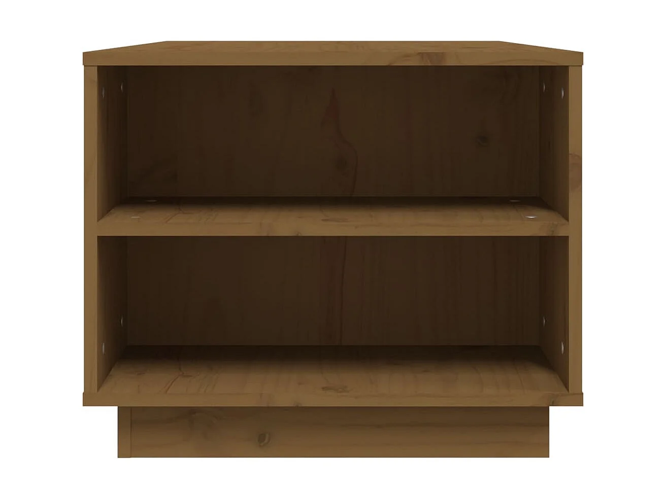 Mesa de centro Gold Marrón miel 90x49x40,5 cm Madera maciza de pino