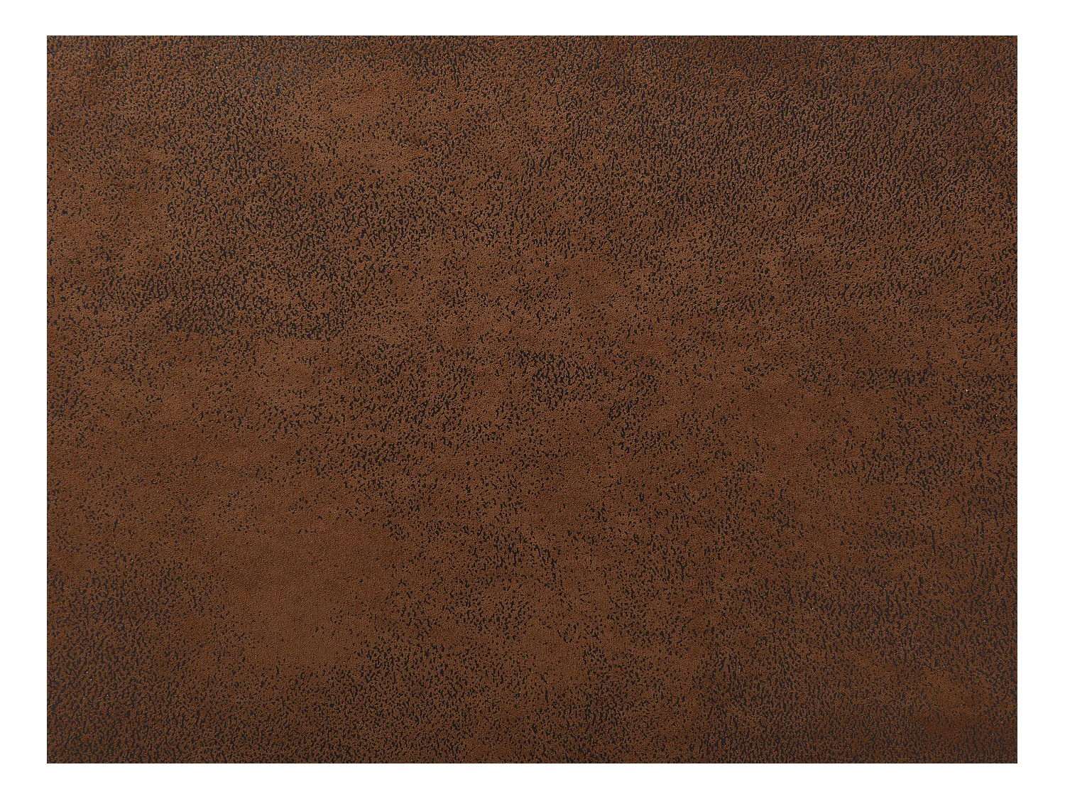 Slaapbank van microvezel ELEANOR - bruin vintage effect