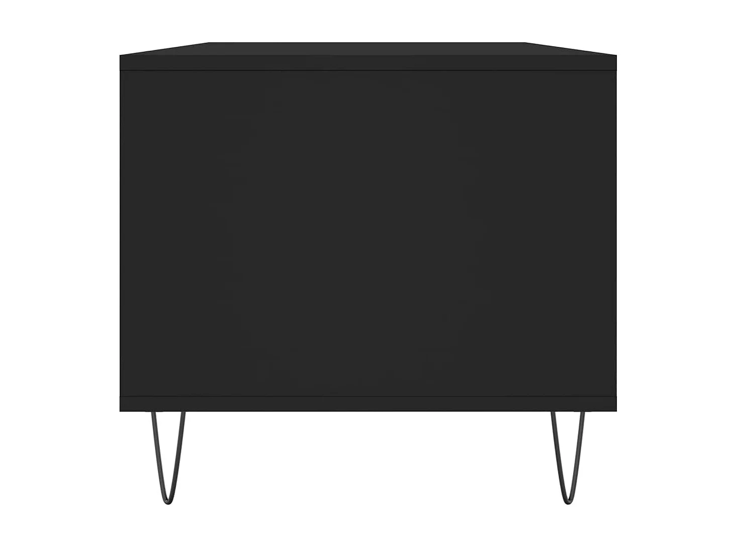 Table basse Noir 90x49x45 cm Bois d'ingénierie