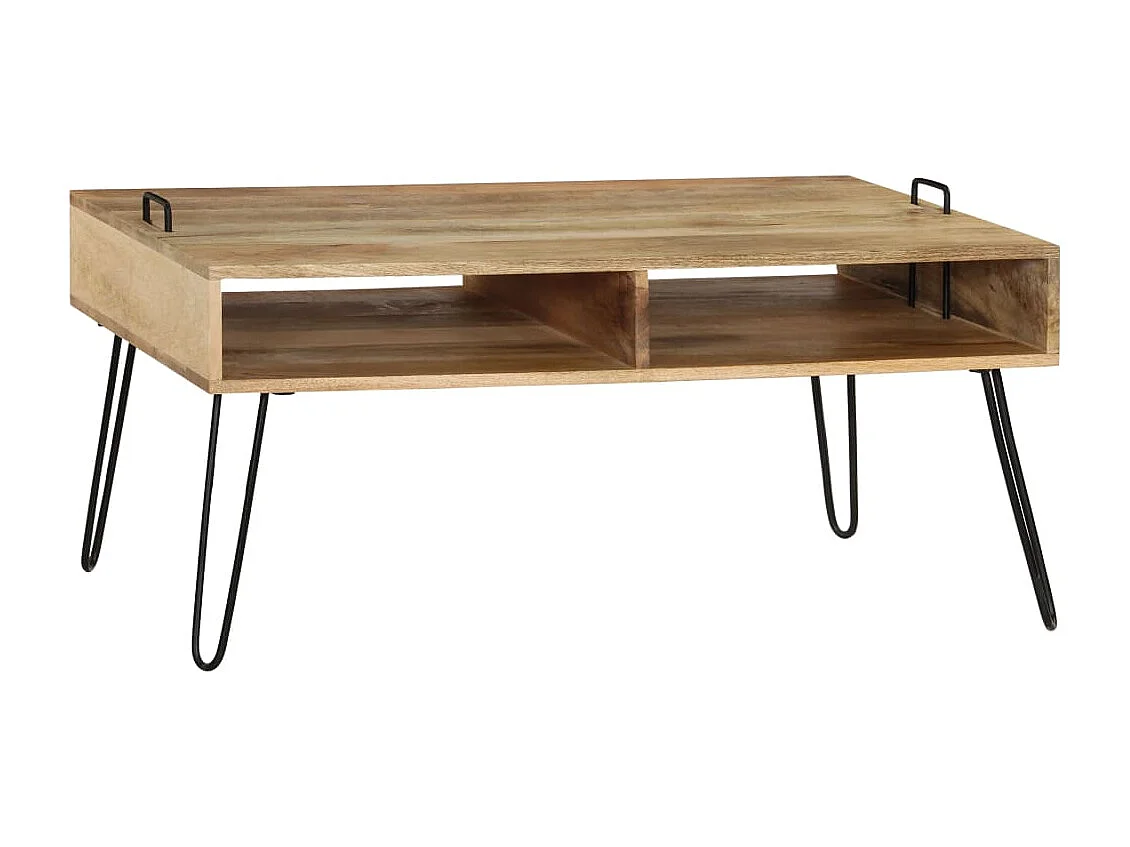 Table basse Bois de manguier massif 100 x 60 x 45 cm