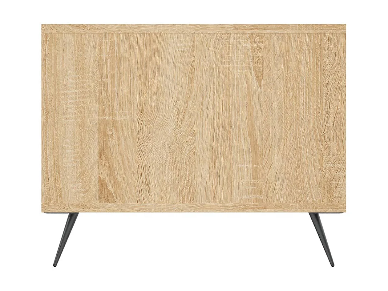 Table basse chêne sonoma 102x50x40 cm bois d'ingénierie