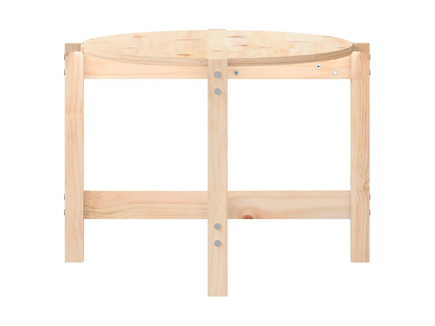 Table basse 118x63x45 cm Bois massif de pin