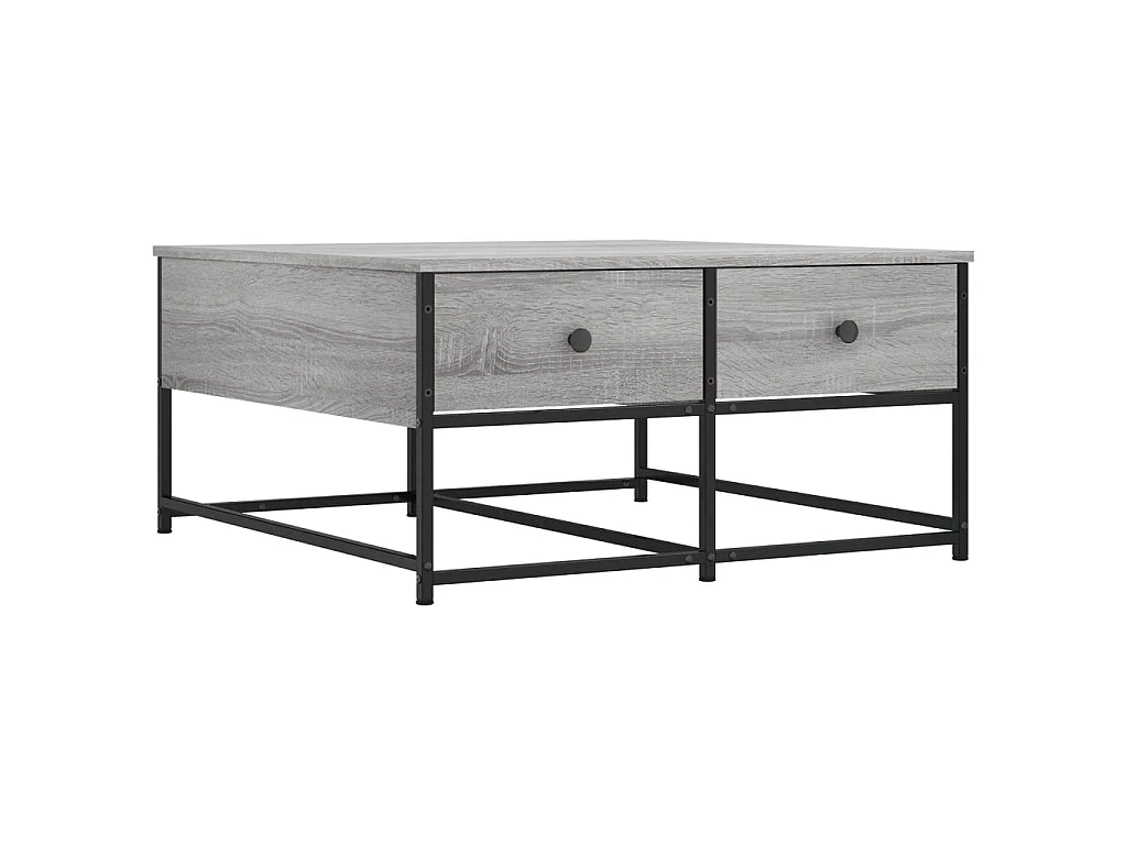 Gold Sonoma grijze salontafel 80x80x40 cm samengesteld hout