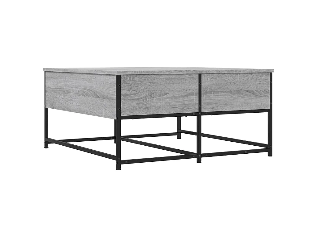 Gold Sonoma grijze salontafel 80x80x40 cm samengesteld hout