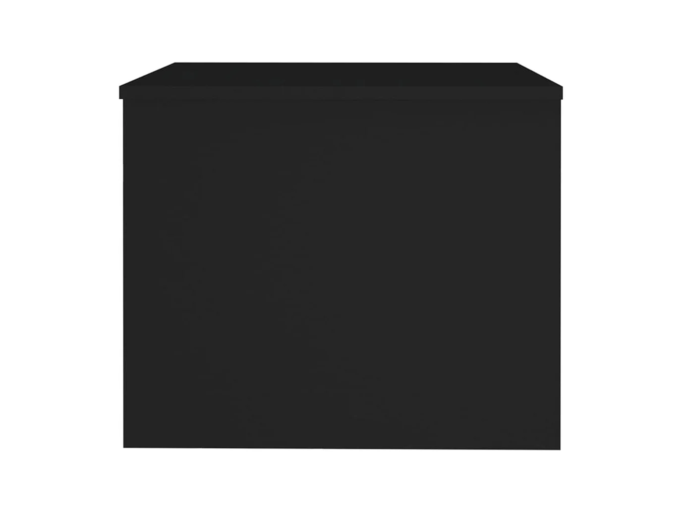 Gold Salontafel Zwart 80x50x40 cm Bewerkt hout