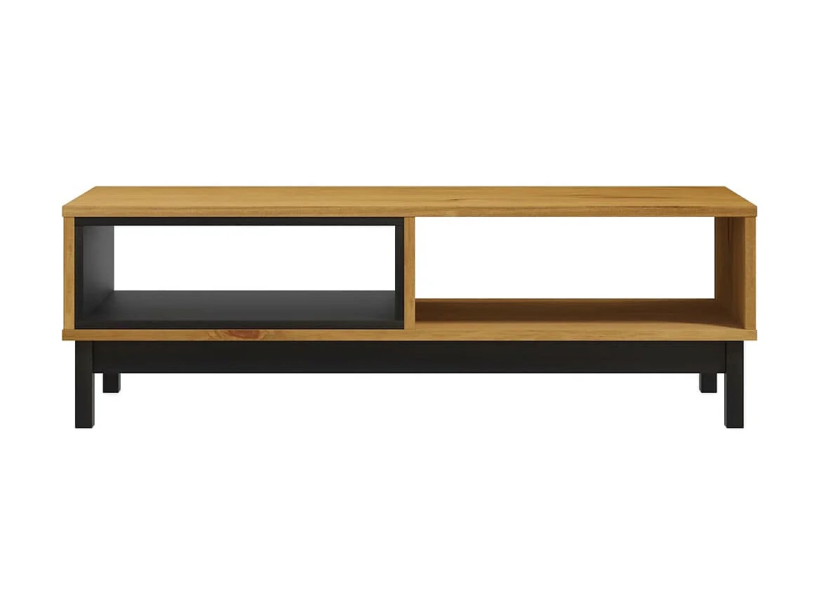 Tavolino Gold FLAM 100x50x32,5 cm in legno massello di pino