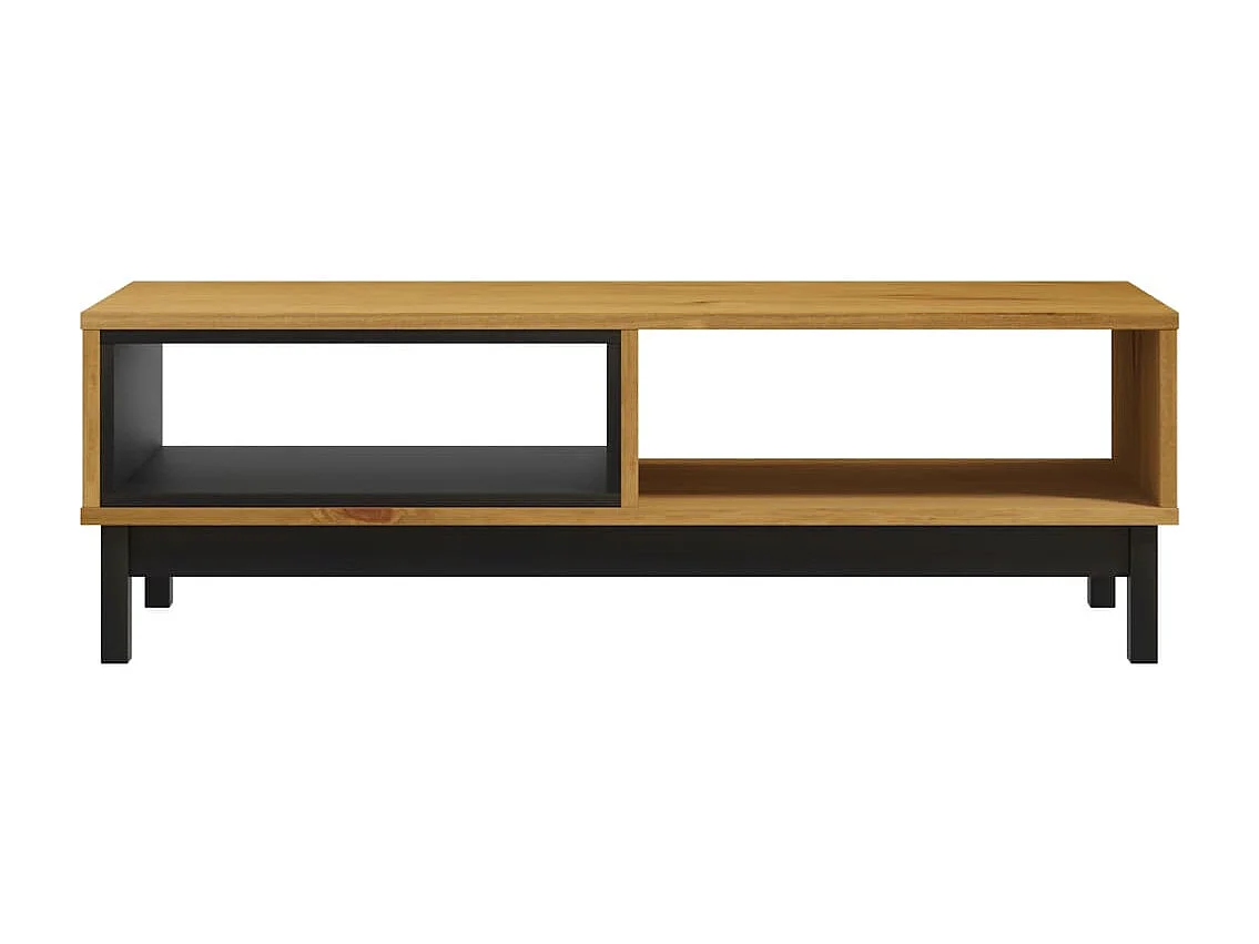 Tavolino Gold FLAM 100x50x32,5 cm in legno massello di pino