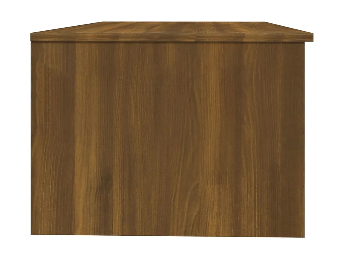 Tavolino in rovere Gold Brown 102x50x36 cm in multistrato