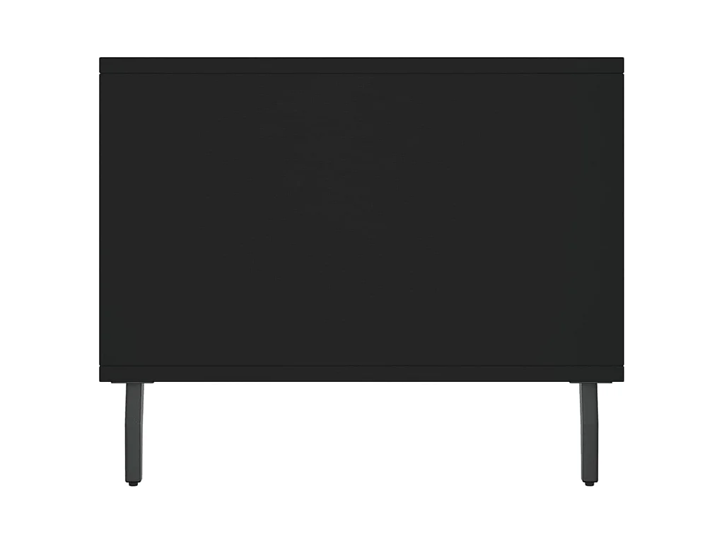 Table basse noir 90x50x40 cm bois d'ingénierie