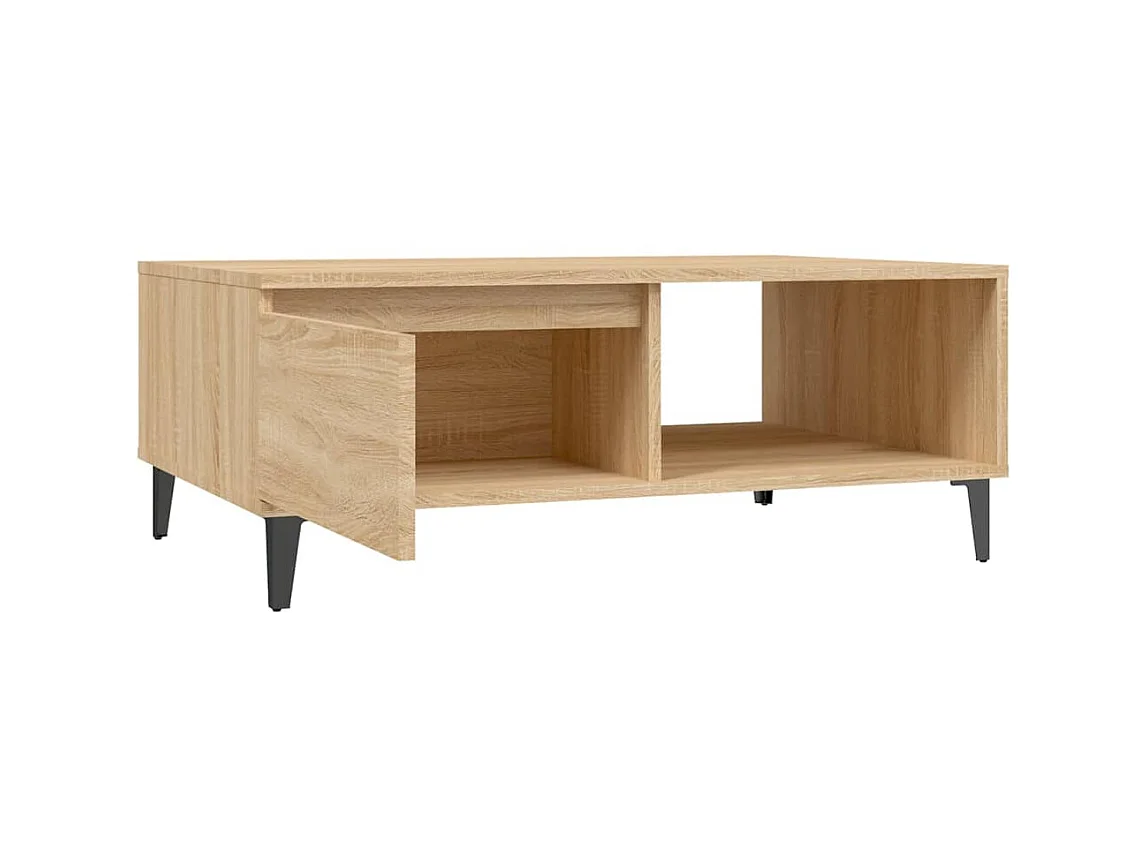 Gold Salontafel Sonoma eiken 90x60x35 cm Spaanplaat