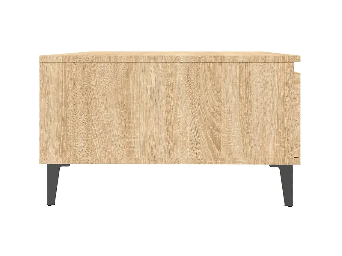 Gold Salontafel Sonoma eiken 90x60x35 cm Spaanplaat
