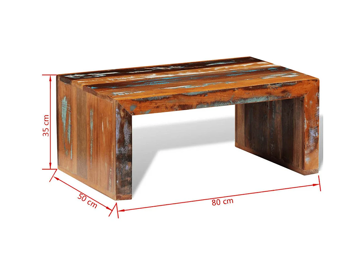 Table basse Bois recyclé