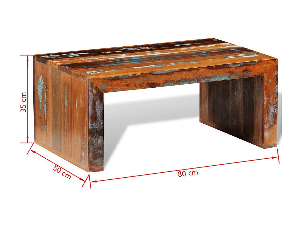 Table basse Bois recyclé