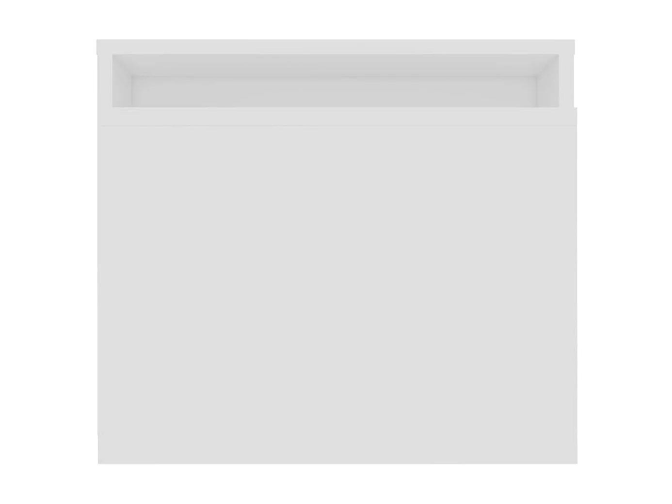 Ensemble de tables basses Blanc 100x48x40 cm Aggloméré