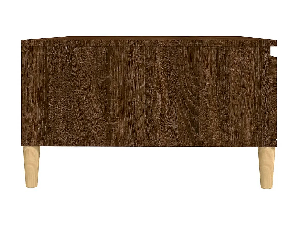 Tavolino Gold Rovere marrone 90x60x35 cm Truciolare