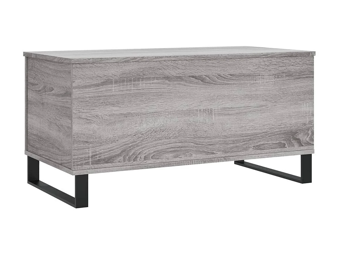 Table basse Sonoma gris 90x44,5x45 cm Bois d'ingénierie