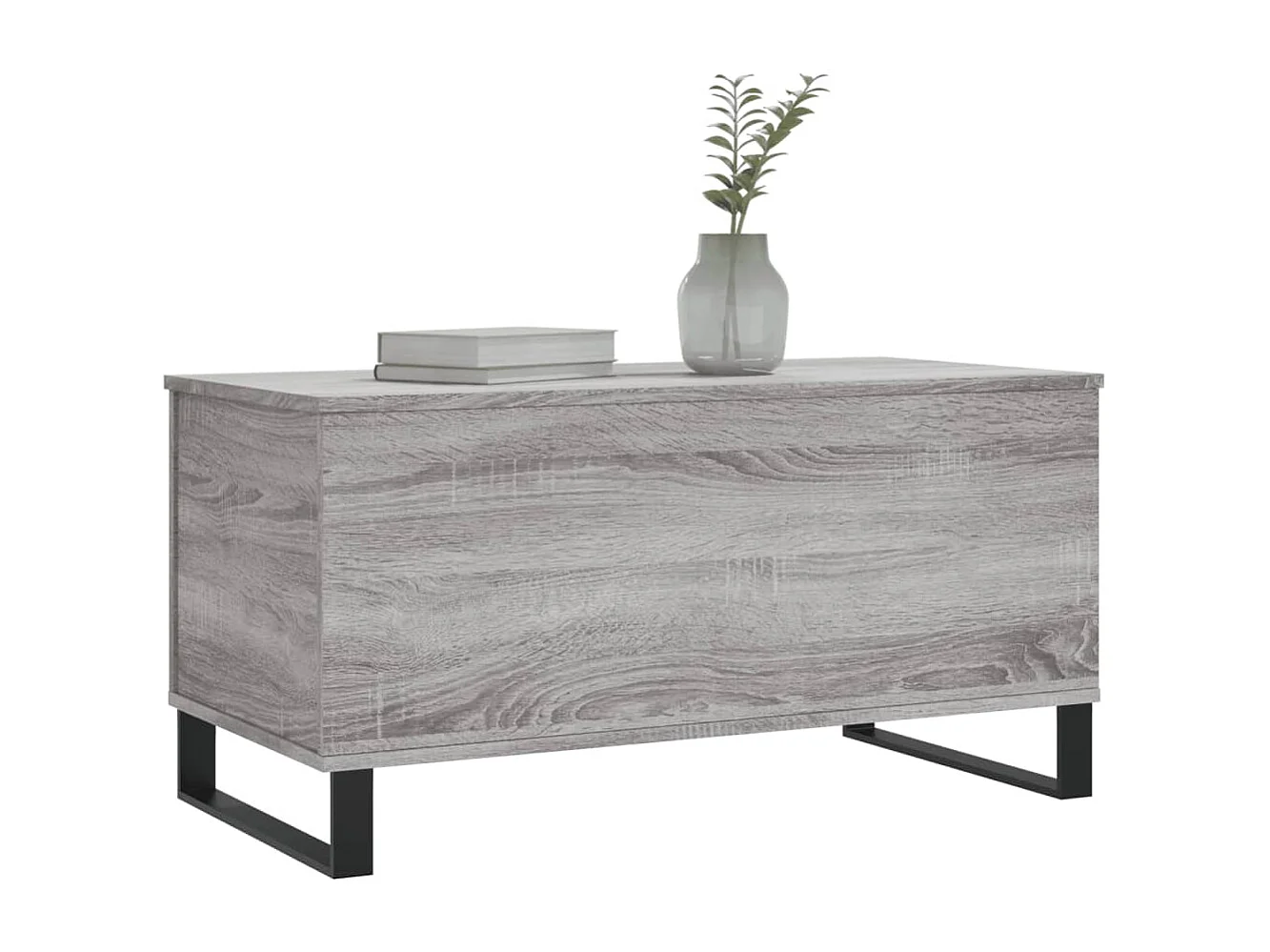 Table basse Sonoma gris 90x44,5x45 cm Bois d'ingénierie