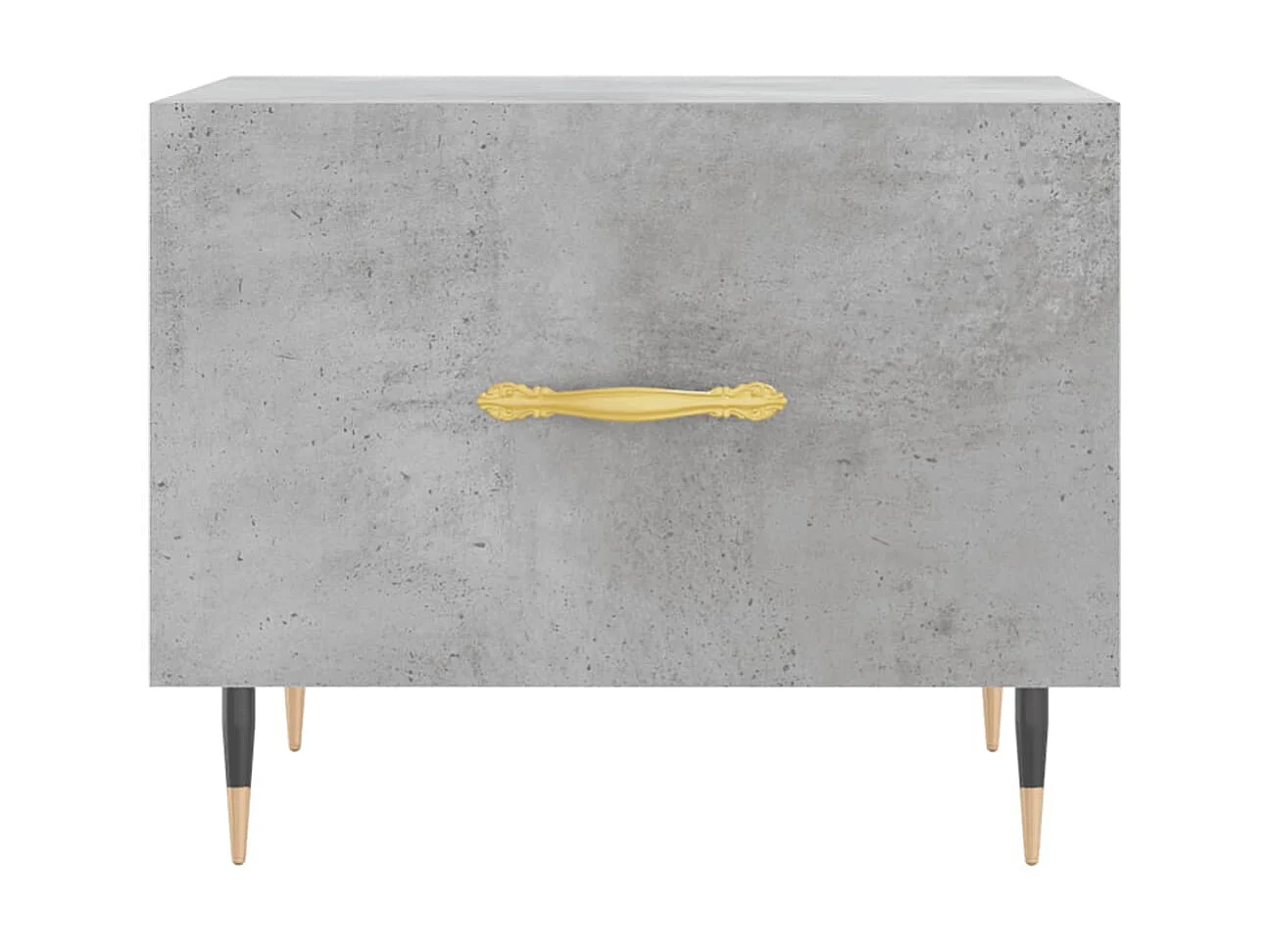 Tavolini Gold 2 pezzi grigio cemento 50x50x40 cm in multistrato