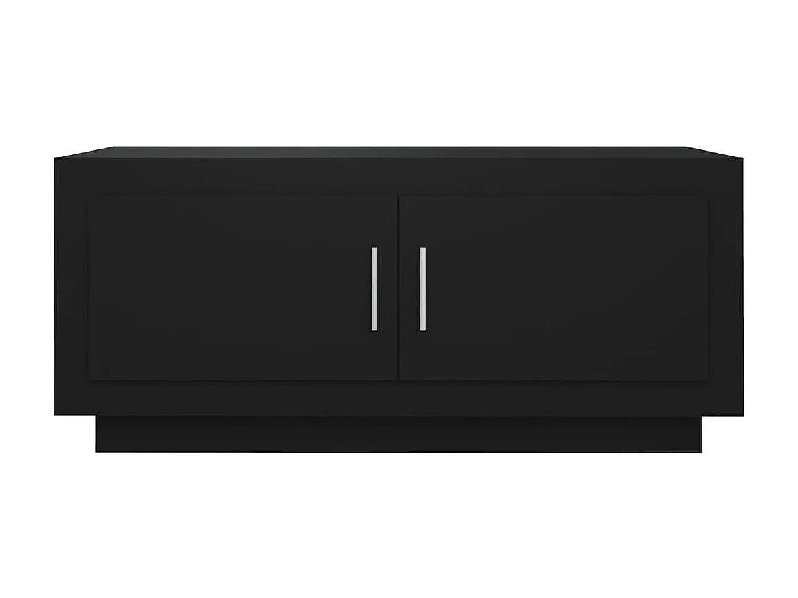 Mesa de centro Gold Negro 102x50x45 cm Madera contrachapada