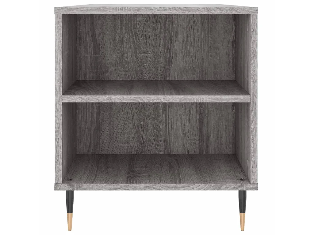 Mesa de centro Gold Sonoma gris 102x44,5x50 cm madera contrachapada