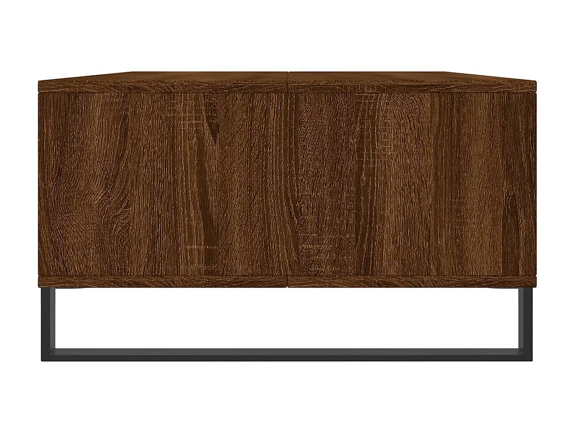 Tavolino in rovere Gold Brown 104x60x35 cm in multistrato