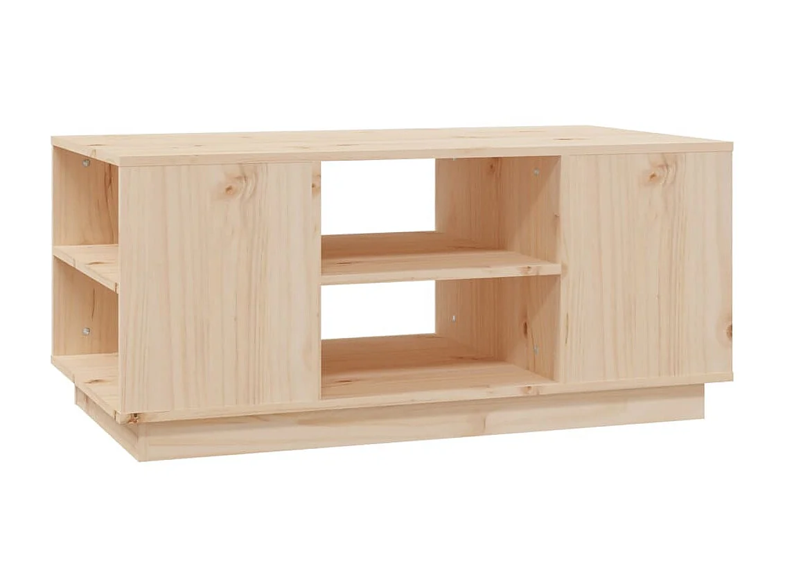 Table basse 90x49x40,5 cm Bois massif de pin