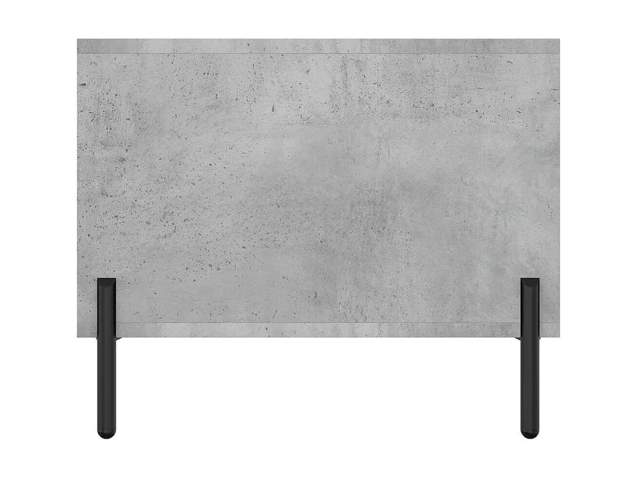 Mesa de centro cinza concreto dourado 102x50x40 cm madeira projetada