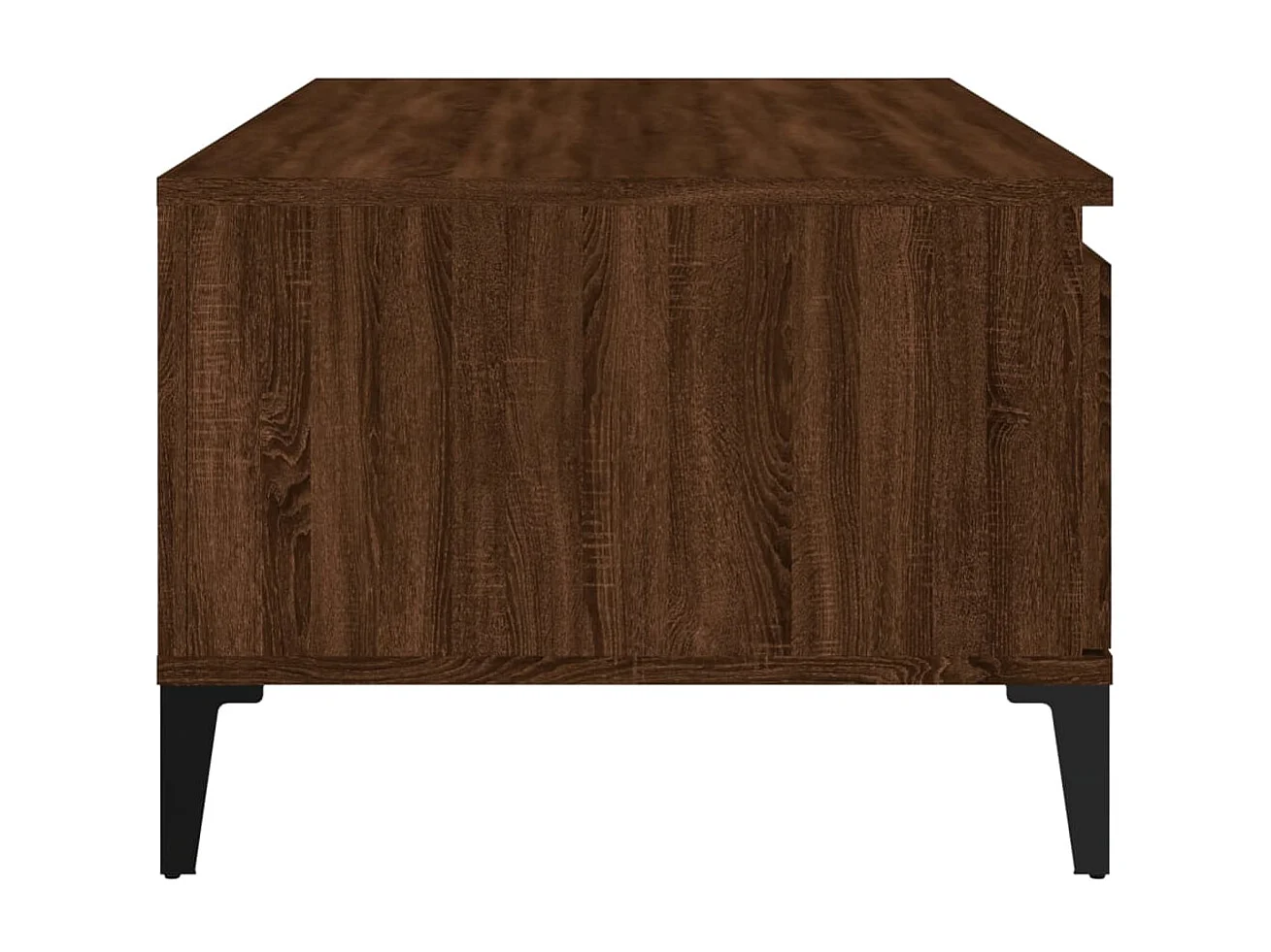 Mesa de centro Gold Roble marrón 90x50x36,5 cm Madera contrachapada