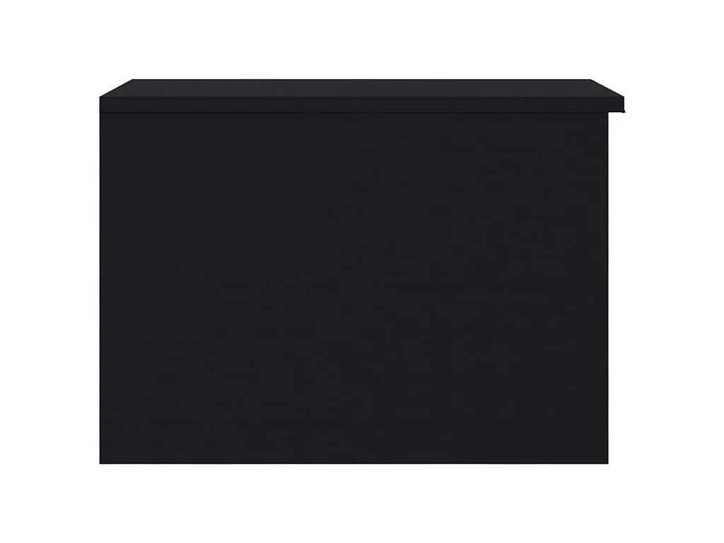 Goldfarbener Couchtisch Schwarz 50x50x36 cm Holzwerkstoff