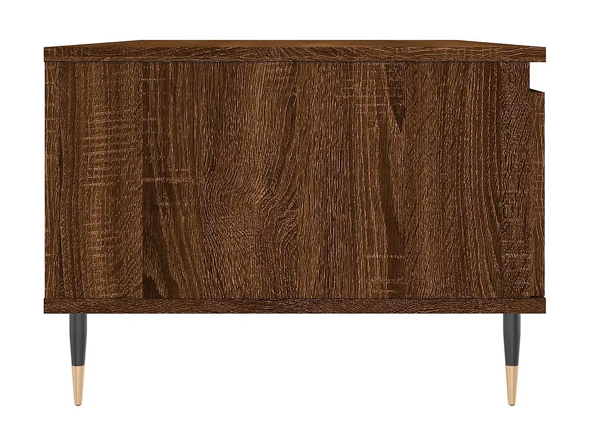 Tavolino Gold Rovere marrone 90x50x36,5 cm MDF