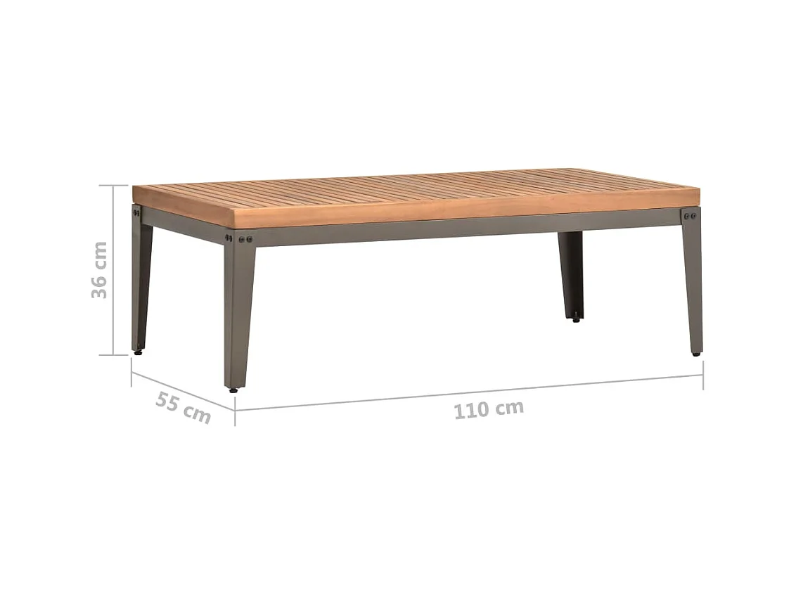 Gold Garden salontafel 110x55x36 cm Massief acaciahout