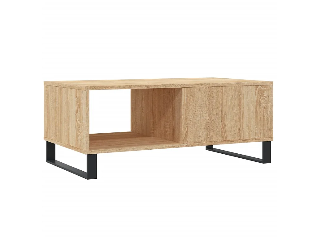 Table basse Chêne sonoma 90x50x36,5 cm Bois d'ingénierie