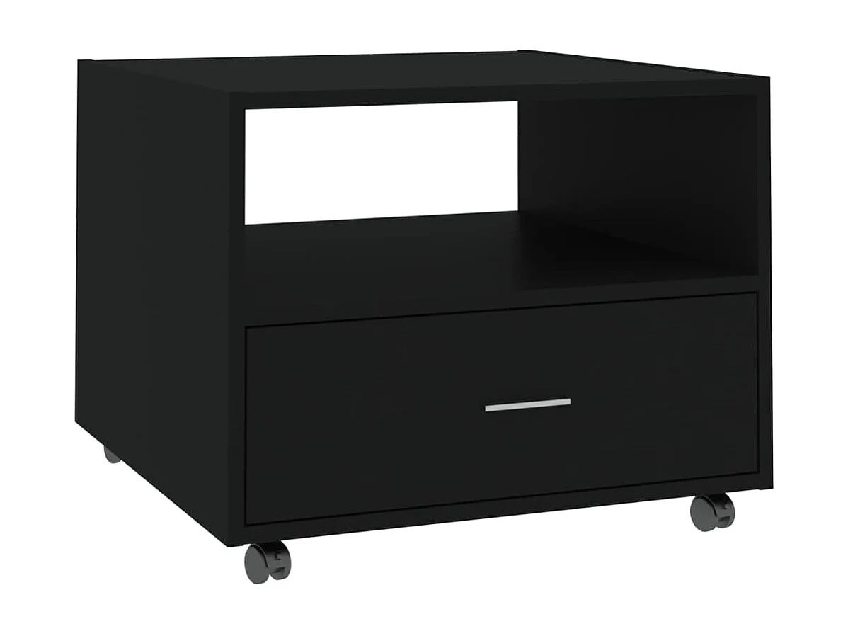 Gold Salontafel Zwart 55x55x40 cm samengesteld hout