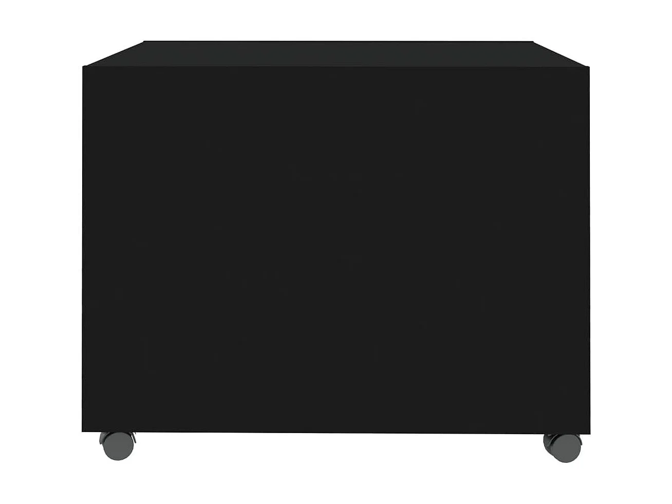 Gold Salontafel Zwart 55x55x40 cm samengesteld hout