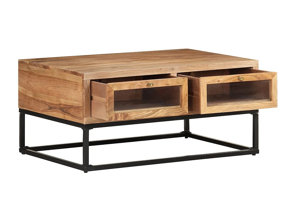 Table basse 90x60x40 cm Bois d'acacia massif