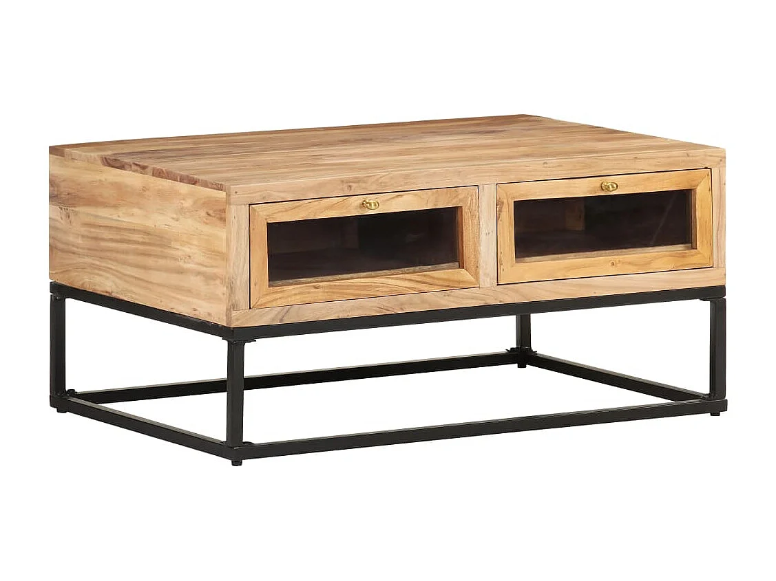 Table basse 90x60x40 cm Bois d'acacia massif