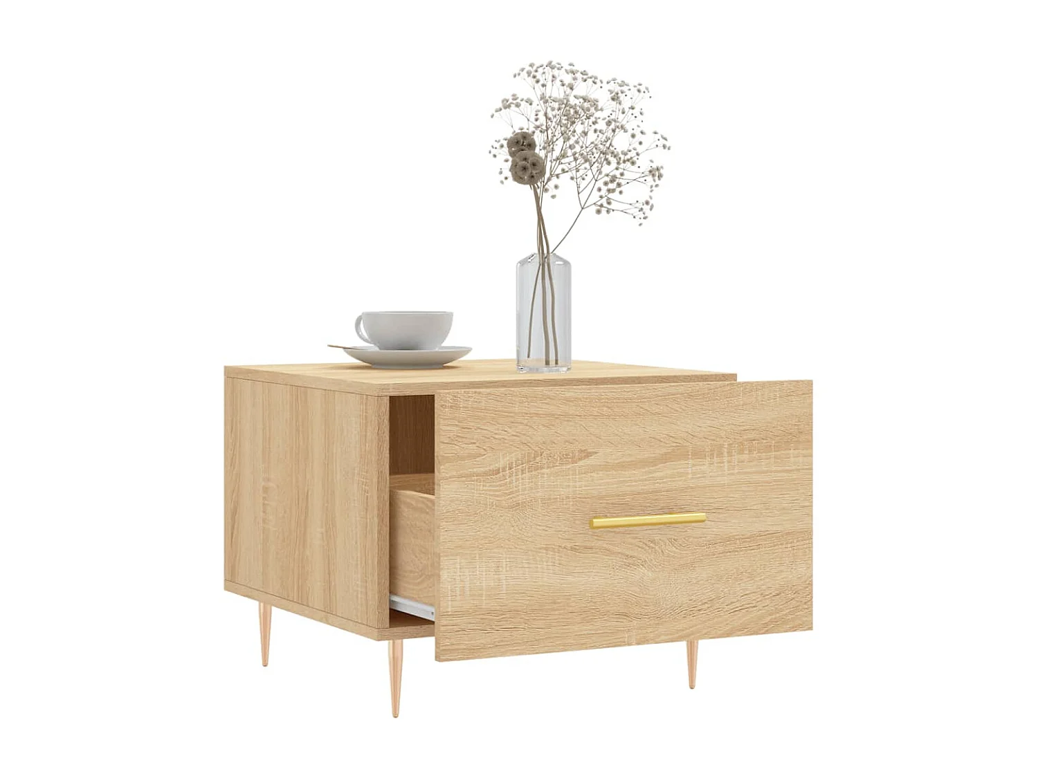 Tables basses 2 pcs chêne sonoma 50x50x40 cm bois d'ingénierie