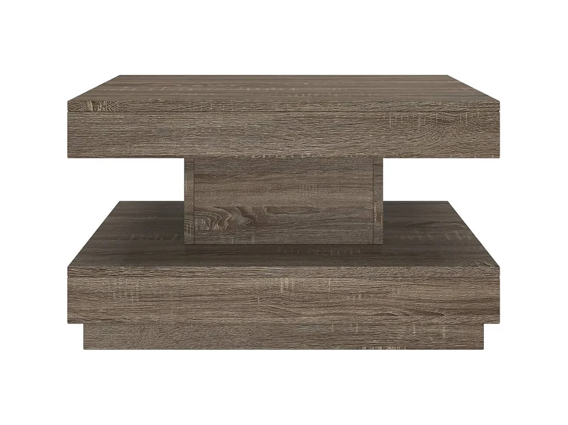 Table basse Gris 60x60x35 cm MDF