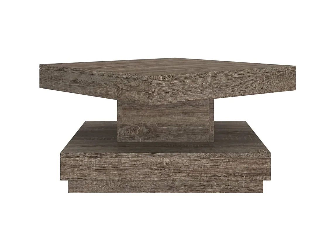 Table basse Gris 60x60x35 cm MDF