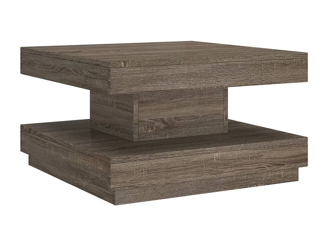 Gold Salontafel Grijs 60x60x35 cm MDF