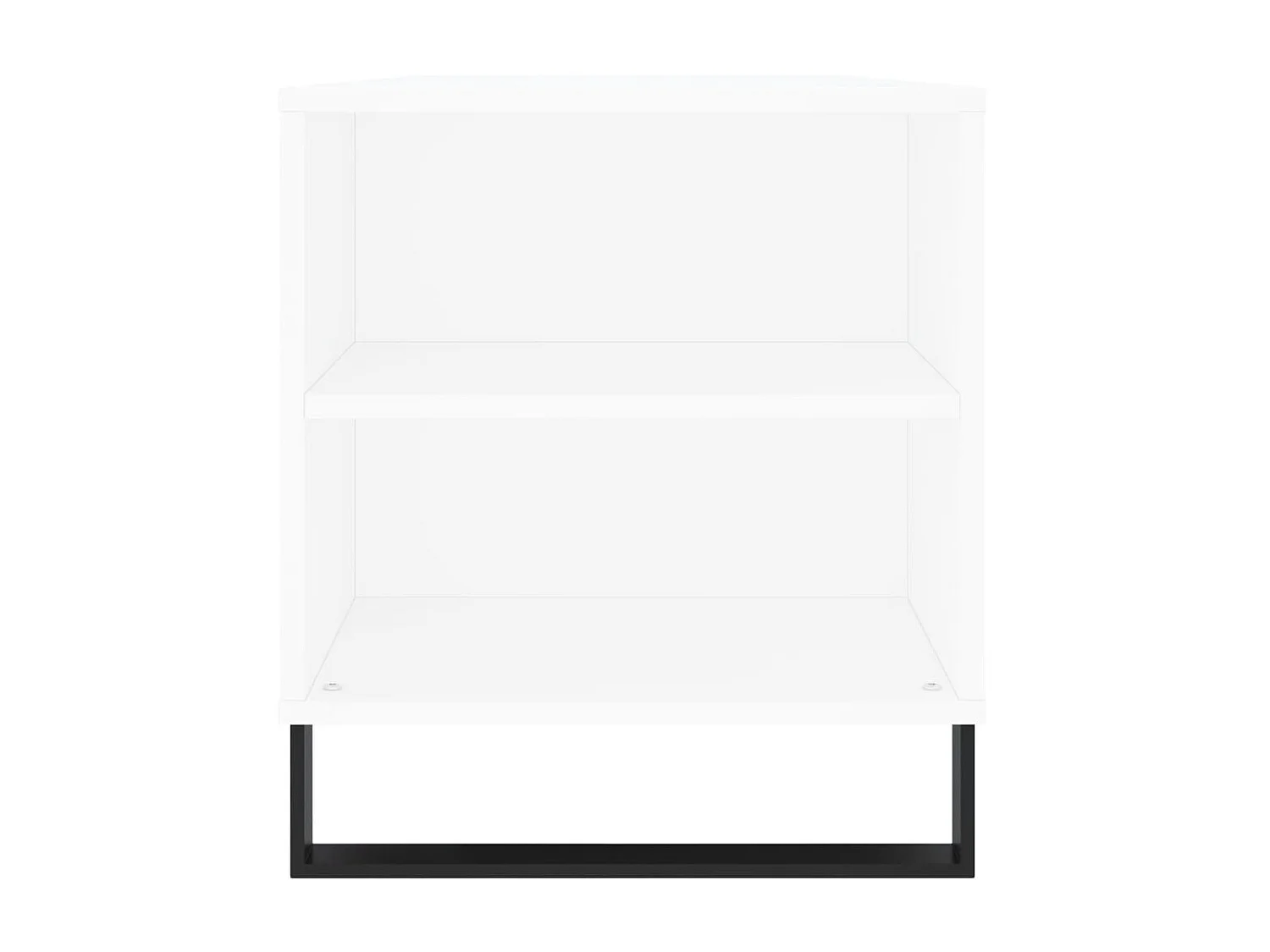 Mesa de centro Gold blanca 102x44,5x50 cm de madera contrachapada