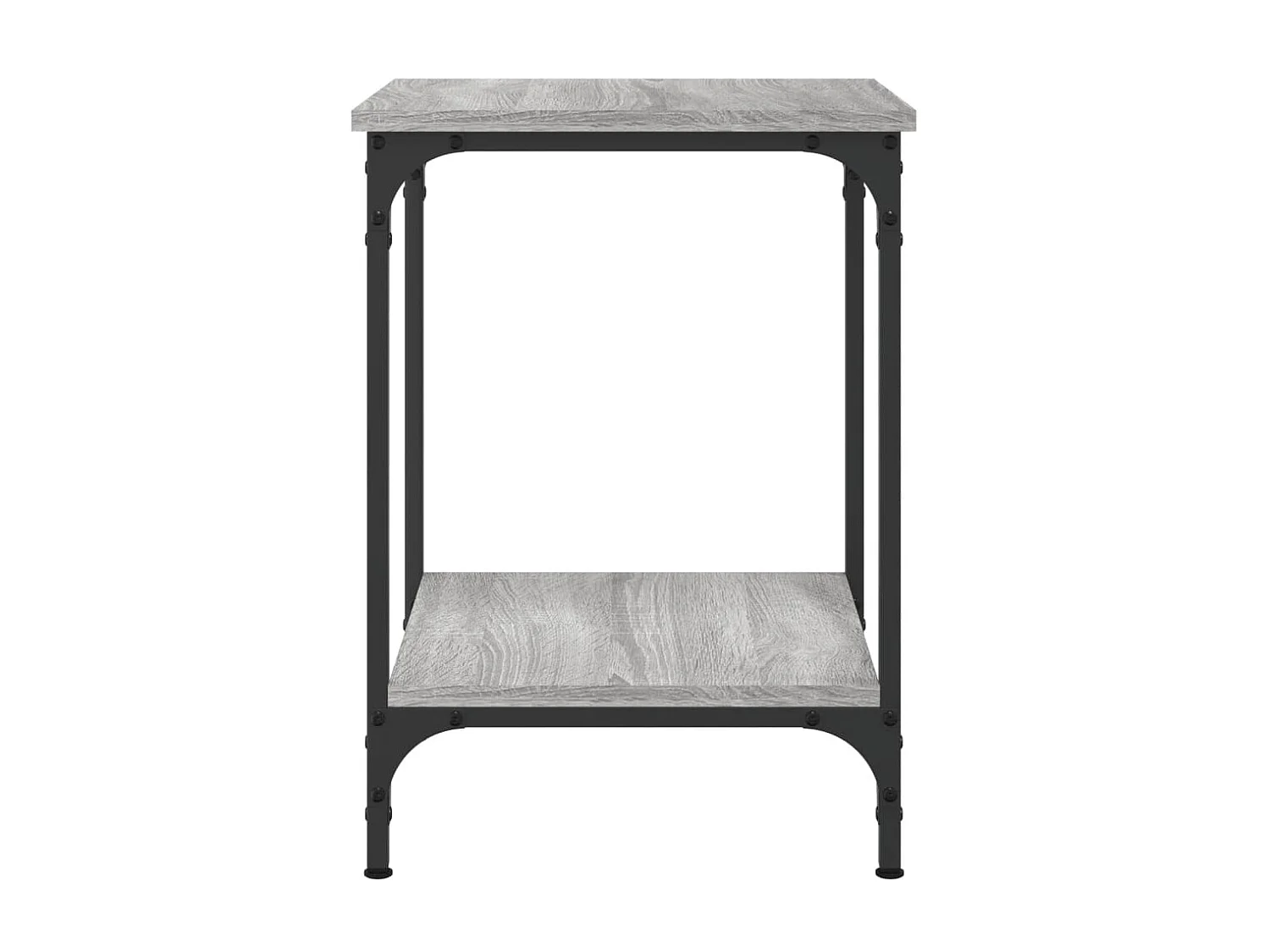 Table basse sonoma gris 40x40x55 cm bois d'ingénierie