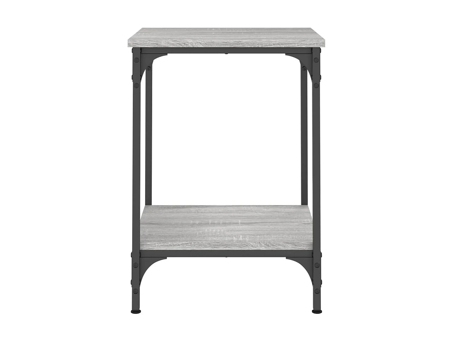 Table basse sonoma gris 40x40x55 cm bois d'ingénierie