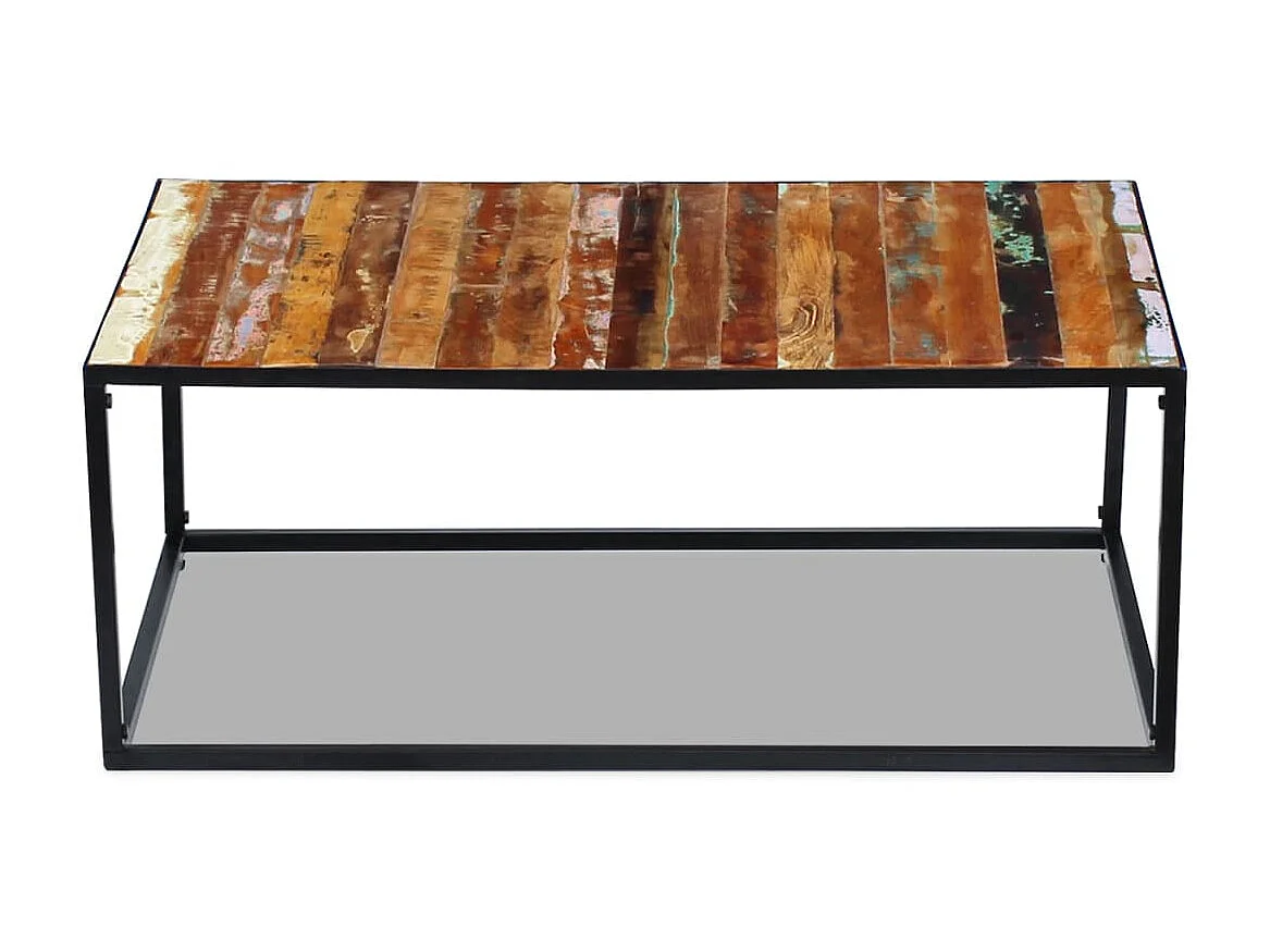 Table basse Bois de récupération massif 100 x 60 x 40 cm